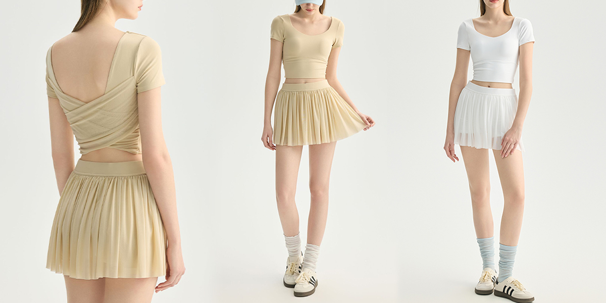 Balletcore fitness apparel