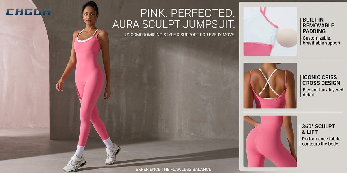 Faux-layered jumpsuit