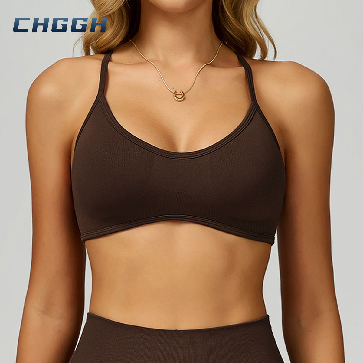 White Edge Yoga Fitness Top