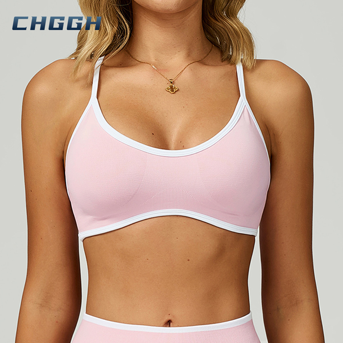 White Edge Yoga Fitness Top